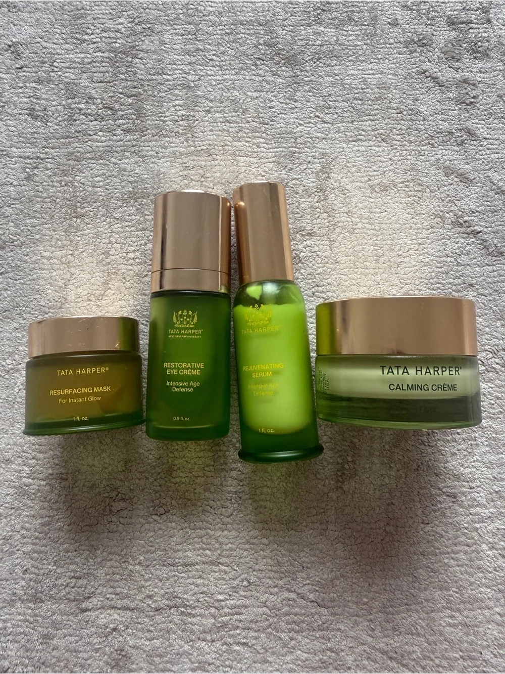 Tata Harper mask+eye cream+serum+cream